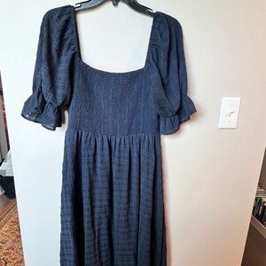 Altar'd State Navy Long Sleeve Dress